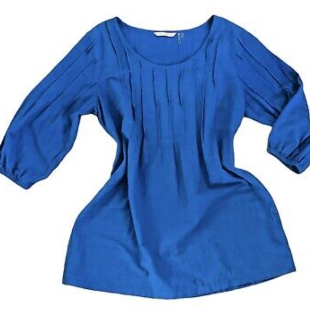 Soft Surroundings Langen‎ Pintuck Top. #0039